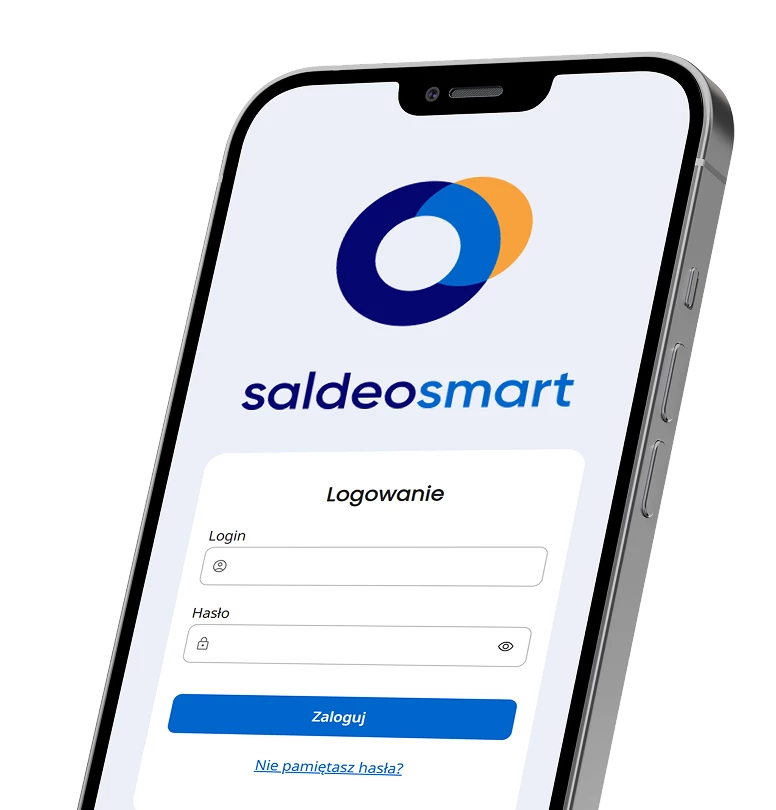 Aplikacja SaldeoSMART na telefonie